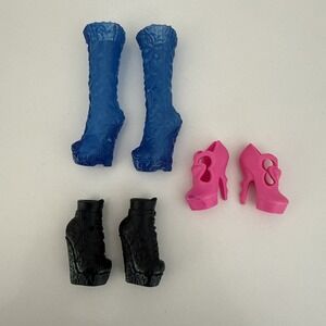 Monster High Boot Shoe Lot Stilettos Knee High Boots